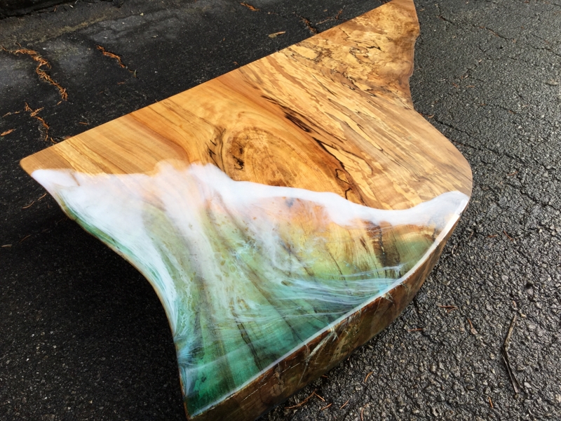 Spalted Maple Ocean Charcuterie Board