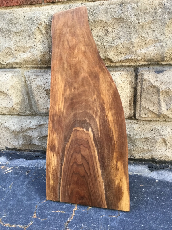 Flame-Shaped Elm Charcuterie Board